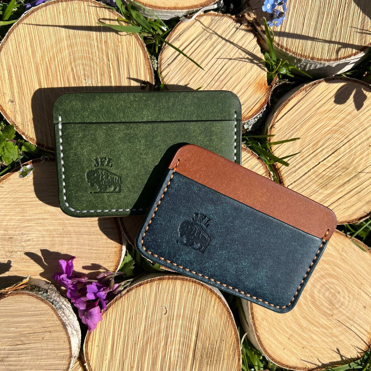Porte cartes en cuir personnalisable