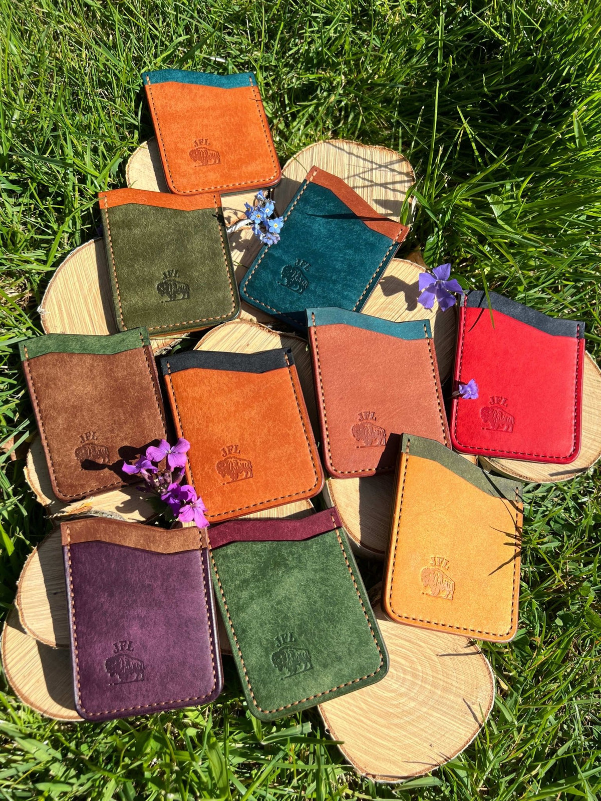 Porte cartes en cuir personnalisable